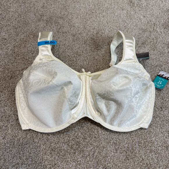 Bali 36DDD minimizer Satin Tracings underwire full coverage bra BC 2566 - Picture 10 of 13